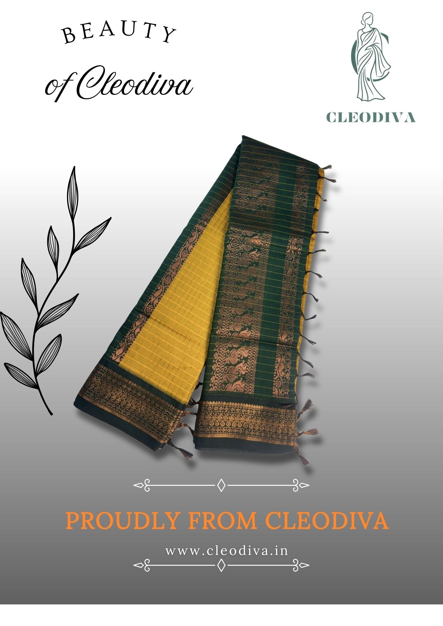 Premium Elegant Kalyani Cotton Saree 🌼✨