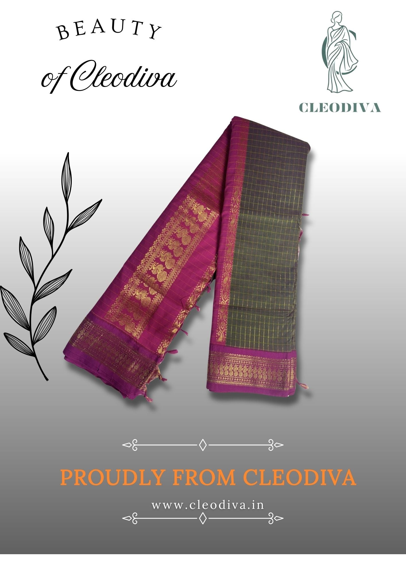 Premium Elegant Kalyani Cotton Saree 🌼✨