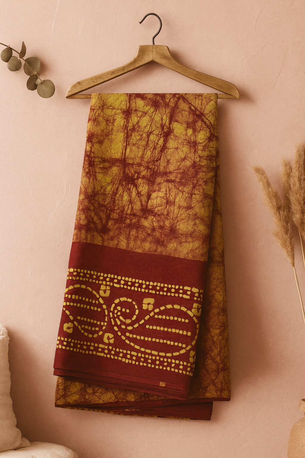 Premium Betstick Cotton Batik Saree ✨