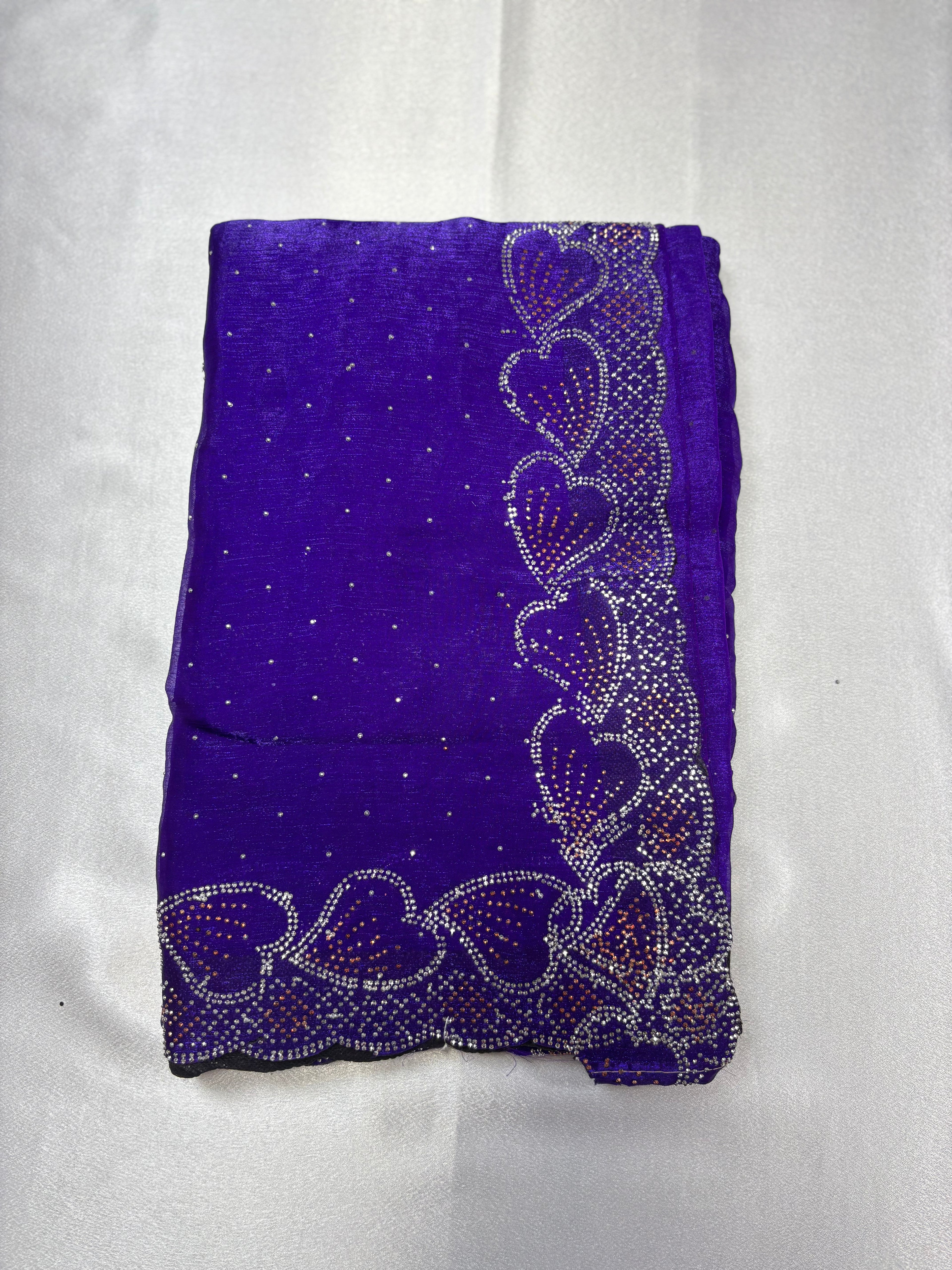 Premium quality Space Silks heart border