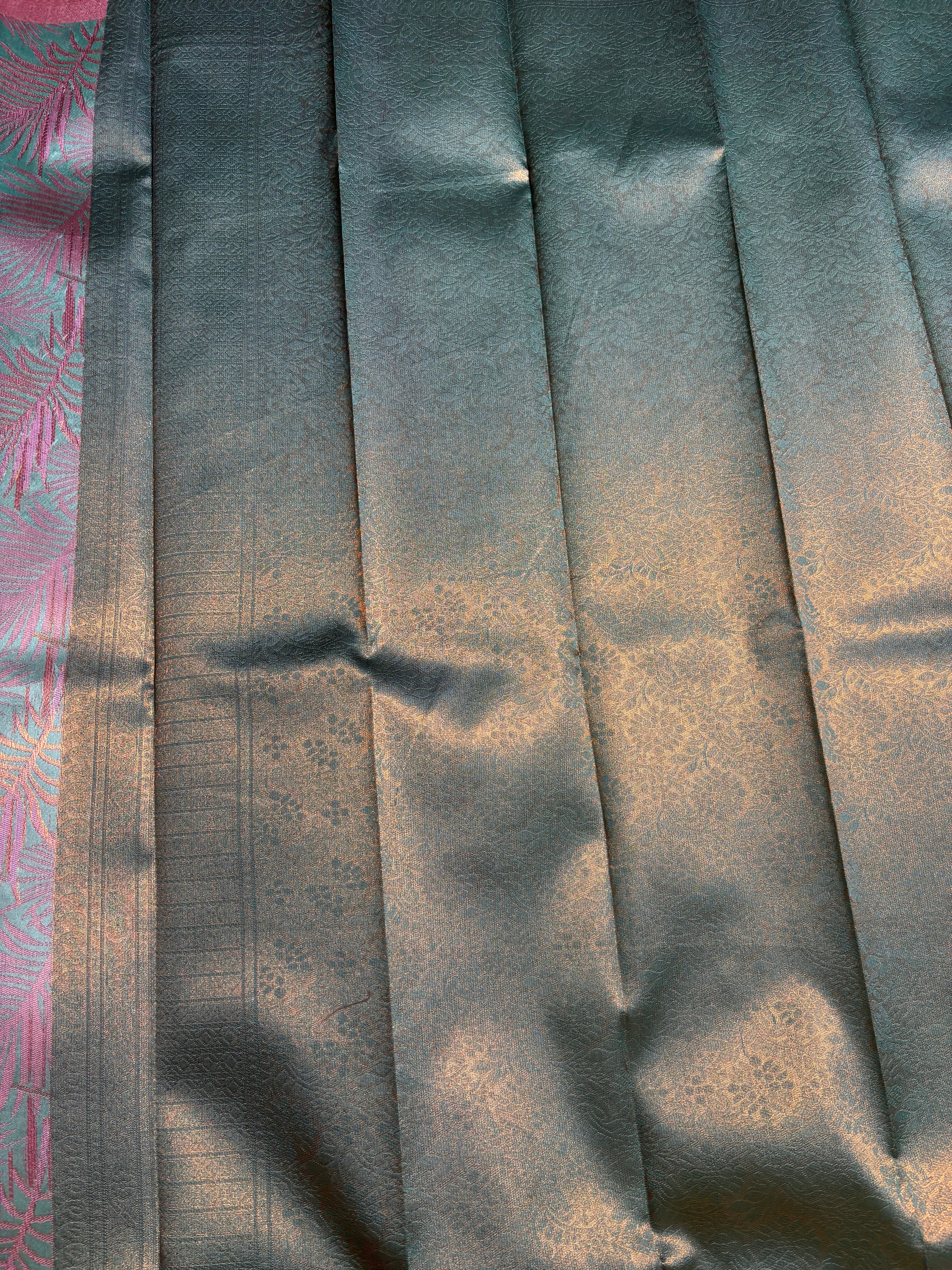 Silk saree-pastel, pastel & pink Multi-Toned Silk Saree in Luxury