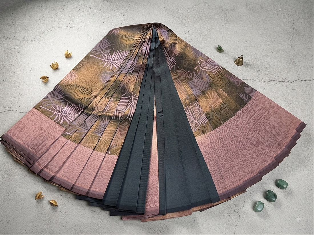 Premium Silk saree-Coffee Brown