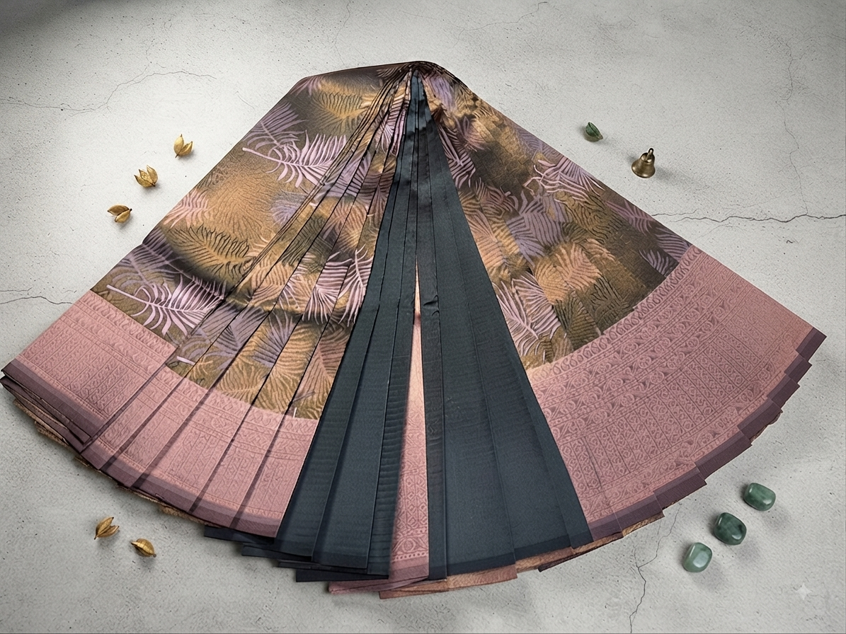 Premium Silk saree-Coffee Brown