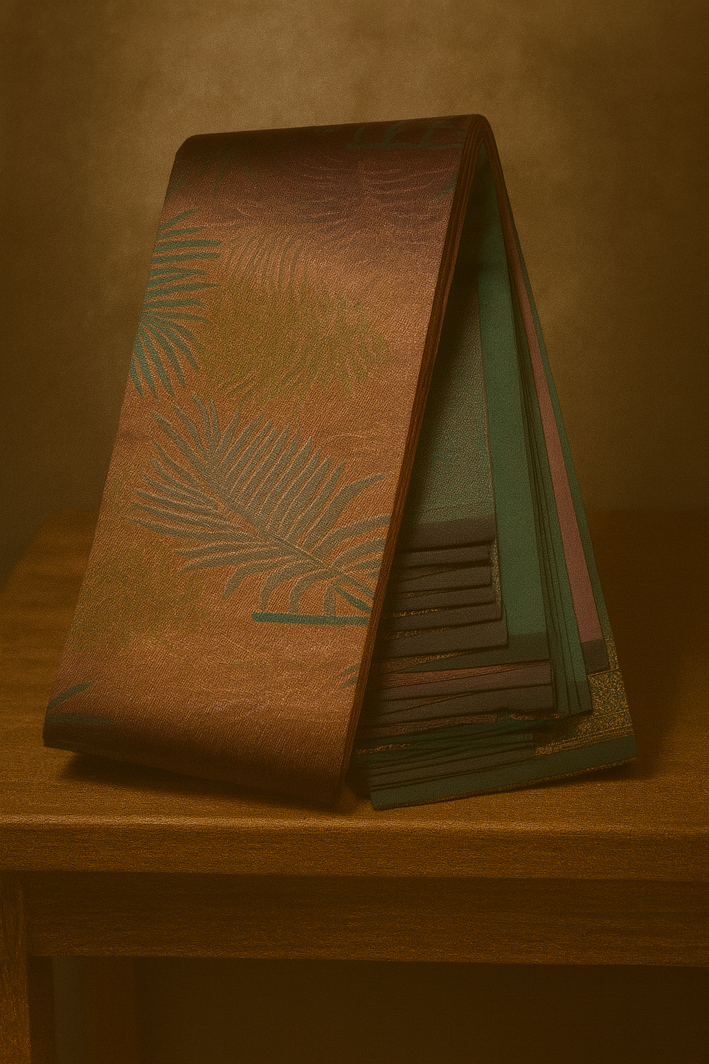 Kubera silk with golden zari 5